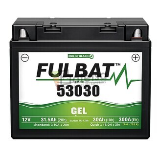 Bater�a Gel 12 Voltios 30 Amperios CCA 325 Fulbat | 53030 184x125x170 mm